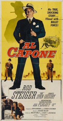 Al Capone movie poster (1959) canvas poster