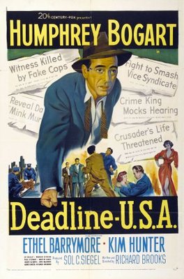 Deadline - U.S.A. movie poster (1952) sweatshirt