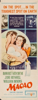 Macao movie poster (1952) canvas poster