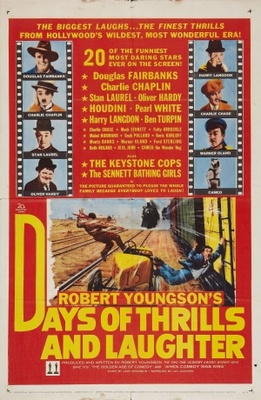Days of Thrills and Laughter movie poster (1961) poster with hanger