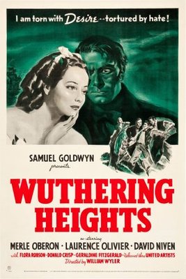 Wuthering Heights movie poster (1939) wooden framed poster