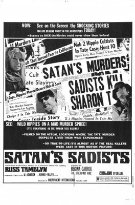 Satan's Sadists movie poster (1969) poster