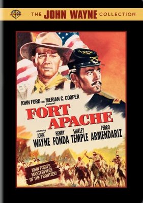 Fort Apache movie poster (1948) wood print