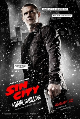 Sin City: A Dame to Kill For movie poster (2014) poster with hanger