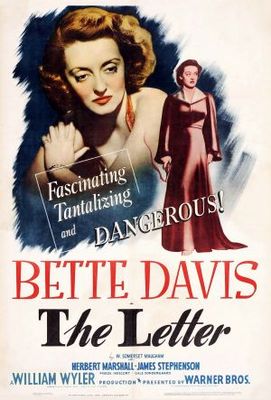 The Letter movie poster (1940) metal framed poster