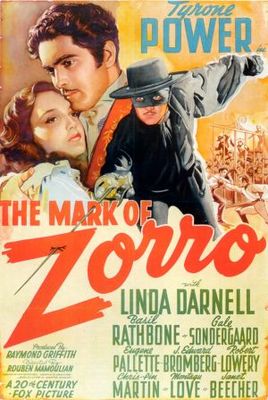 The Mark of Zorro movie poster (1940) pillow