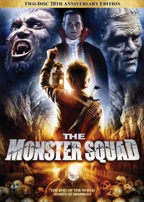 The Monster Squad movie poster (1987) wooden framed poster