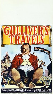 Gulliver's Travels movie poster (1939) wood print