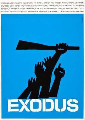 Exodus movie poster (1960) poster