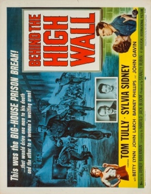 Behind the High Wall movie poster (1956) pillow