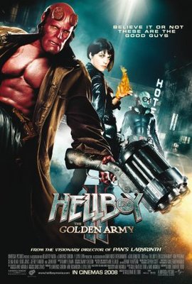 Hellboy II: The Golden Army movie poster (2008) canvas poster