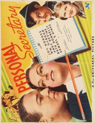 Personal Secretary movie poster (1938) canvas poster