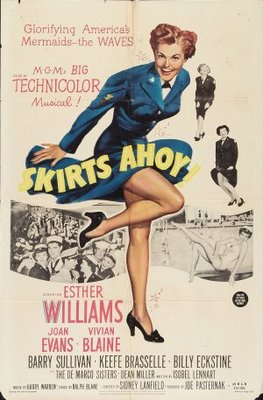 Skirts Ahoy! movie poster (1952) mouse pad