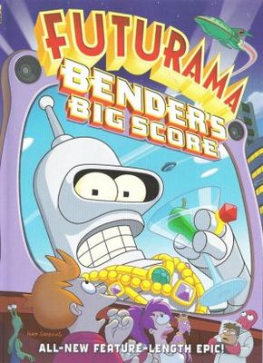Futurama: Bender's Big Score! movie poster (2007) metal framed poster