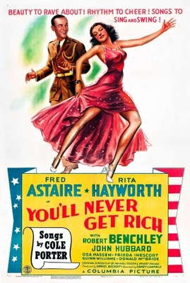 You'll Never Get Rich movie poster (1941) wood print