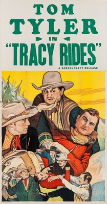 Tracy Rides movie poster (1935) wood print