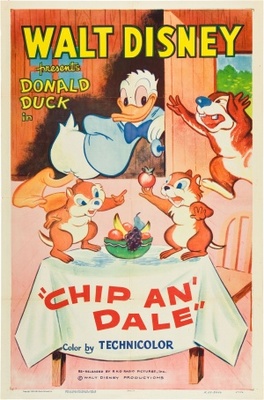 Chip an' Dale movie poster (1947) wood print