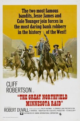 The Great Northfield Minnesota Raid movie poster (1972) wooden framed poster