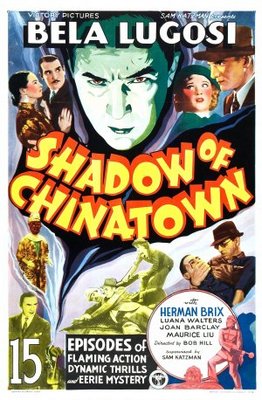 Shadow of Chinatown movie poster (1936) wood print
