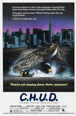 C.H.U.D. movie poster (1984) wood print