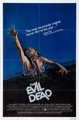 The Evil Dead movie poster (1981) canvas poster