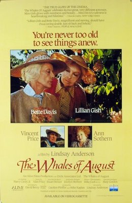 The Whales of August movie poster (1987) wooden framed poster