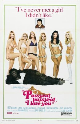 Pussycat, Pussycat, I Love You movie poster (1970) canvas poster