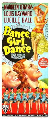 Dance, Girl, Dance movie poster (1940) poster with hanger