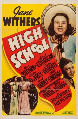 High School movie poster (1940) Mouse Pad MOV_449cefd7