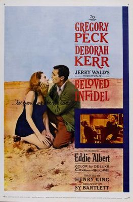 Beloved Infidel movie poster (1959) metal framed poster