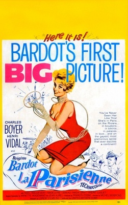 Une parisienne movie poster (1957) wooden framed poster