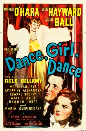 Dance, Girl, Dance movie poster (1940) poster with hanger