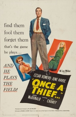Once a Thief movie poster (1950) poster
