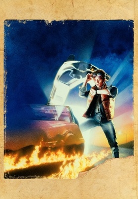 Back to the Future movie poster (1985) wood print