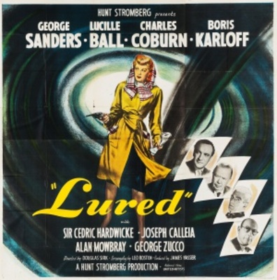 Lured movie poster (1947) metal framed poster