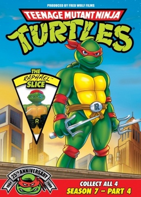 Teenage Mutant Ninja Turtles movie poster (1987) wooden framed poster