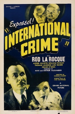 International Crime movie poster (1938) wood print