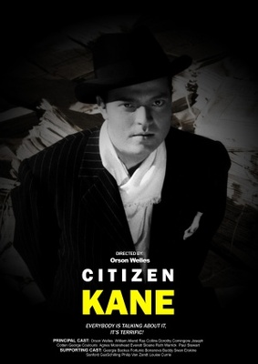 Citizen Kane movie poster (1941) wood print