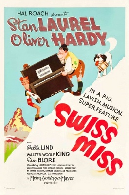 Swiss Miss movie poster (1938) pillow