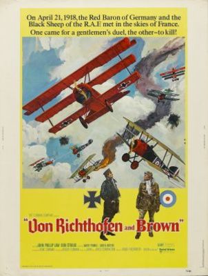 Von Richthofen and Brown movie poster (1971) pillow