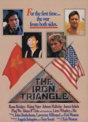 The Iron Triangle movie poster (1989) metal framed poster