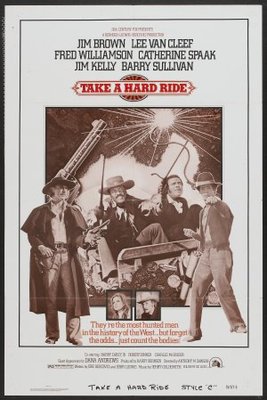 Take a Hard Ride movie poster (1975) wooden framed poster