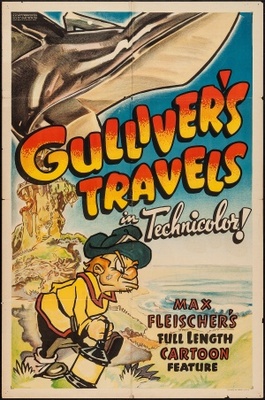 Gulliver's Travels movie poster (1939) wooden framed poster