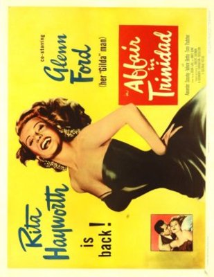 Affair in Trinidad movie poster (1952) metal framed poster