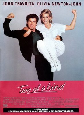 Two of a Kind movie poster (1983) pillow