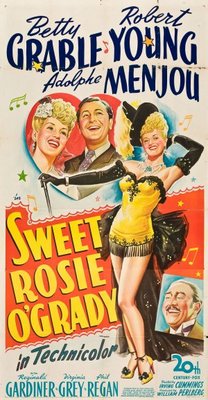 Sweet Rosie O'Grady movie poster (1943) wooden framed poster