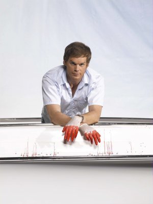 Dexter movie poster (2006) Stickers MOV_4aa6f81b