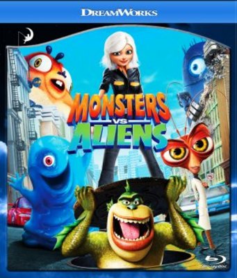 Monsters vs. Aliens movie poster (2009) Stickers MOV_4bc135bf