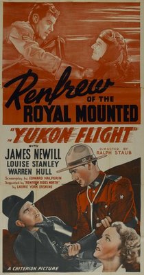 Yukon Flight movie poster (1940) wooden framed poster