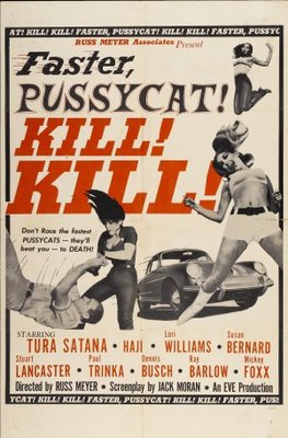 Faster, Pussycat! Kill! Kill! movie poster (1965) pillow